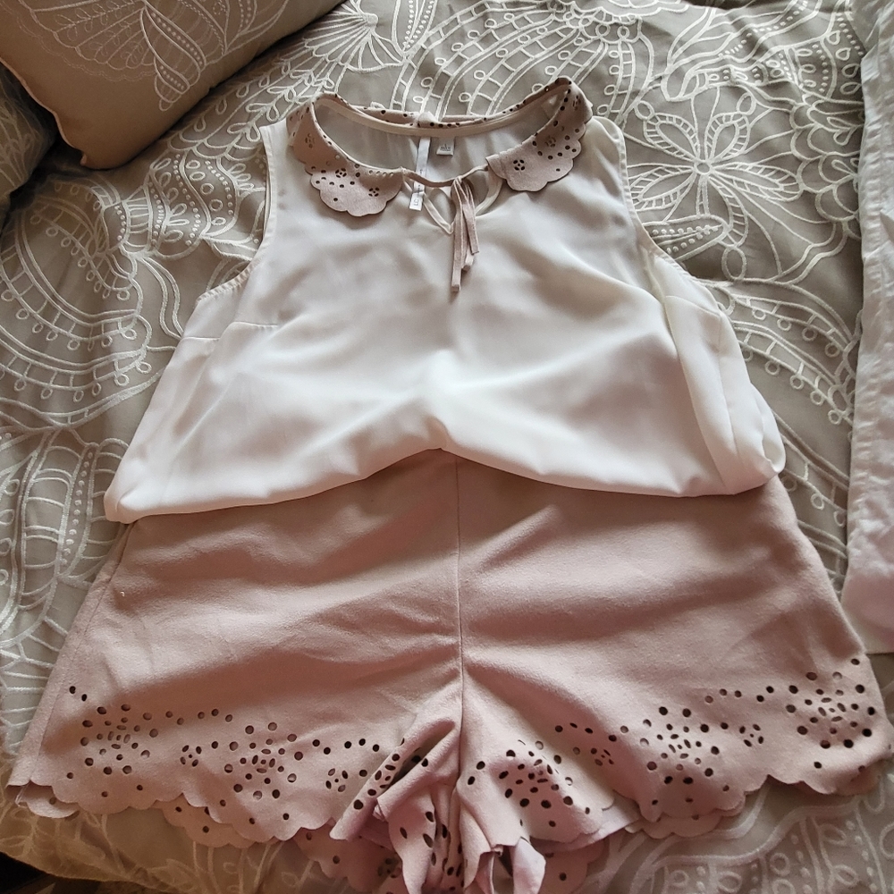 Two piece short set